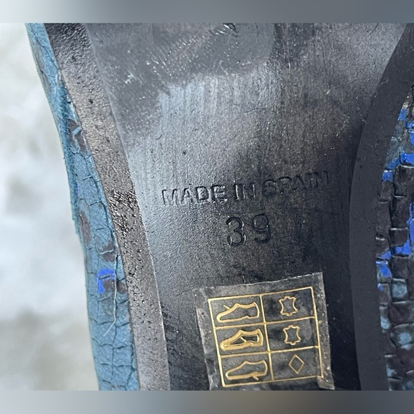 Free People Nolita Snake Embossed Leather Boots Women’s Size 39/8.5 - Picture 9 of 10